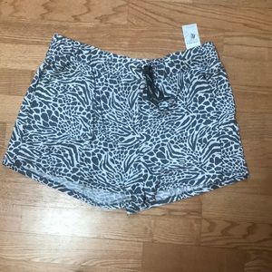 NWT Jockey XL Animal Print Pajama Shorts